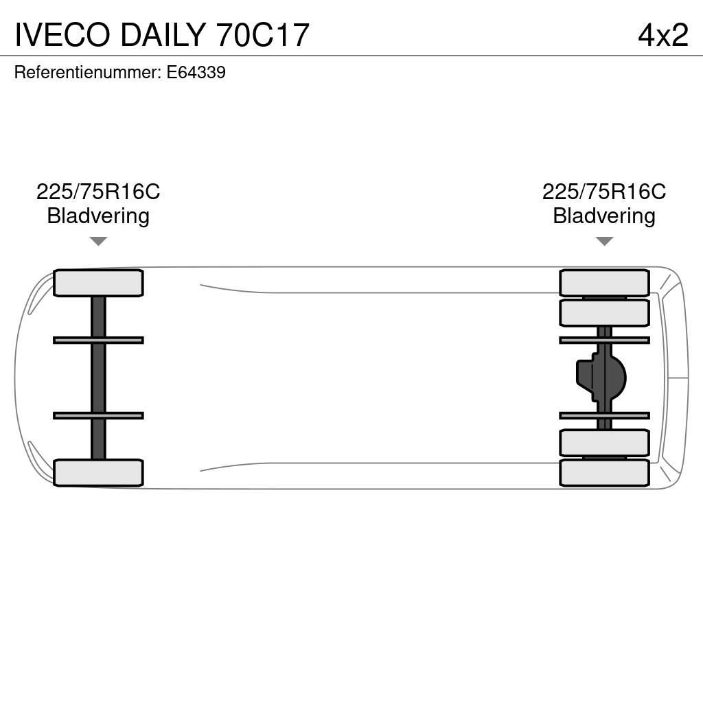 Iveco Daily 70C17 Vieglais kravas automobilis/izkraušana no sāniem