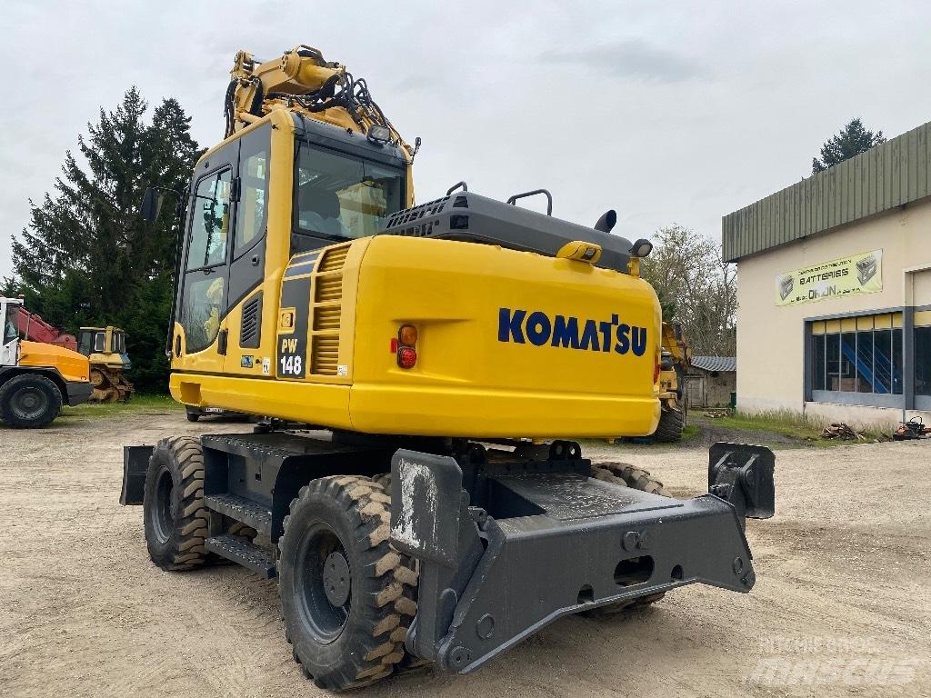 Komatsu PW 148-8 Ekskavatori uz riteņiem