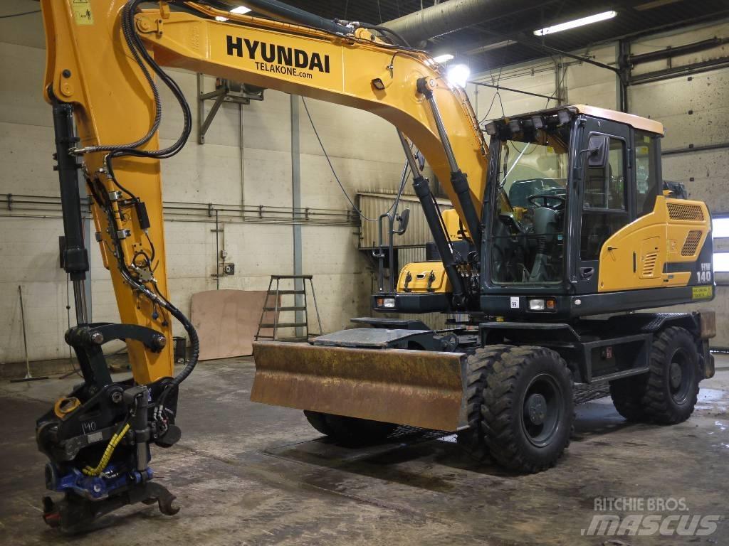 Hyundai HW 140 Ekskavatori uz riteņiem