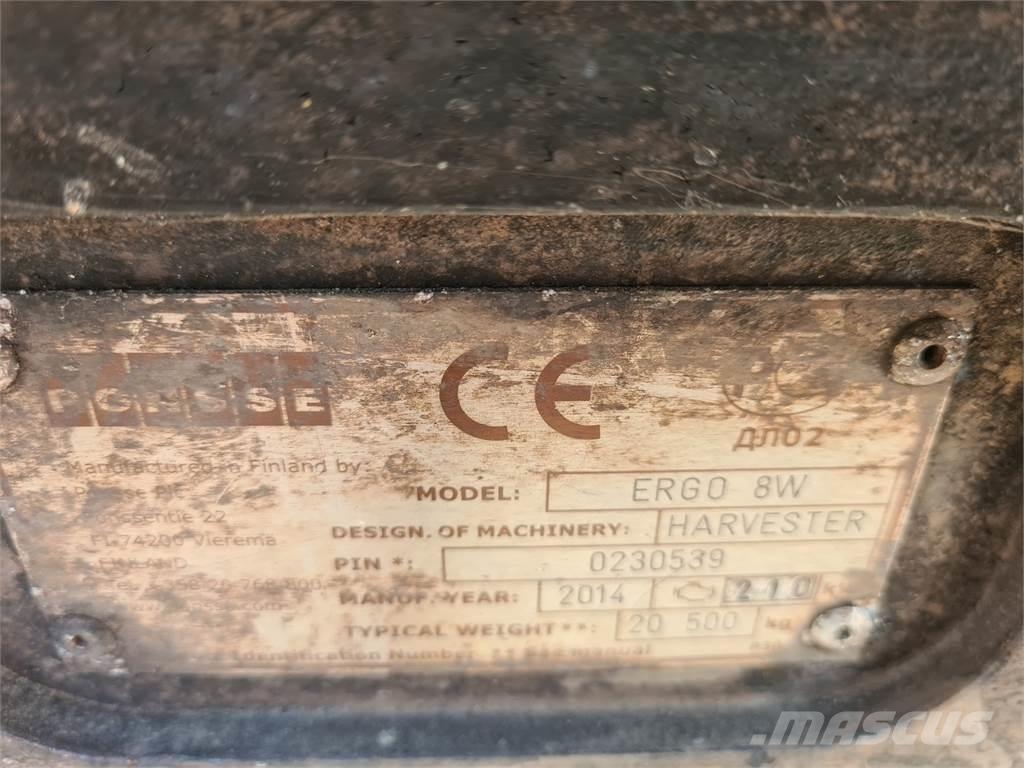 Ponsse Ergo 8wd Harvesteri