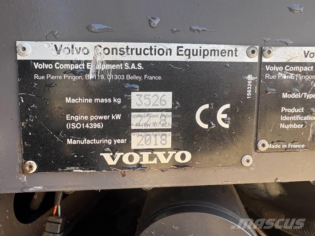 Volvo ECR 35 D Mini ekskavatori < 7 t