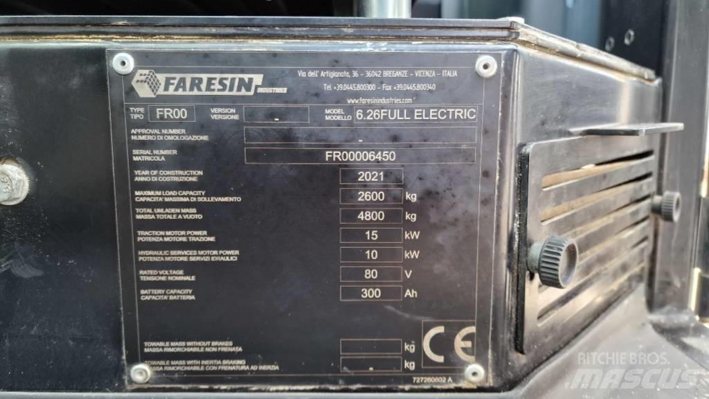 Faresin F6.26 E Teleskopiskie manipulatori