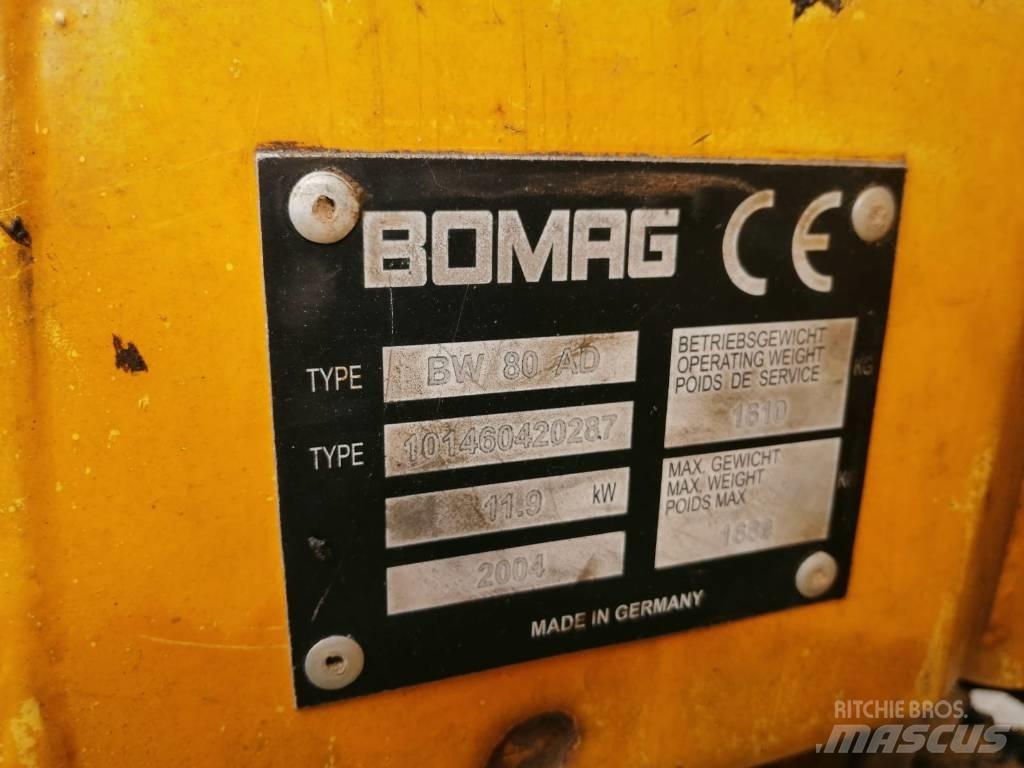 Bomag BW 80 Divvalču grunts veltņi