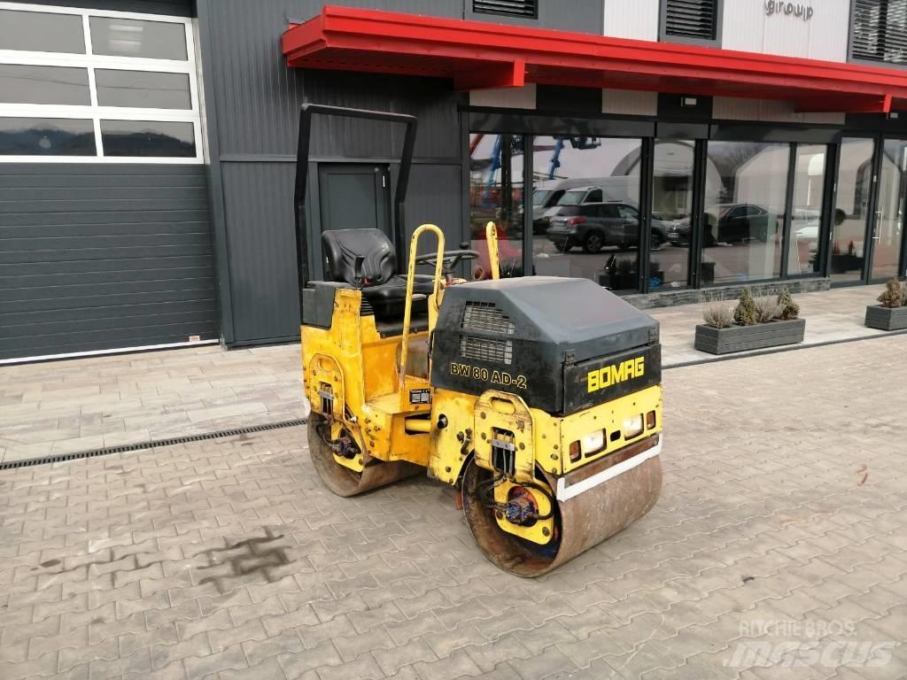 Bomag BW 80 Divvalču grunts veltņi