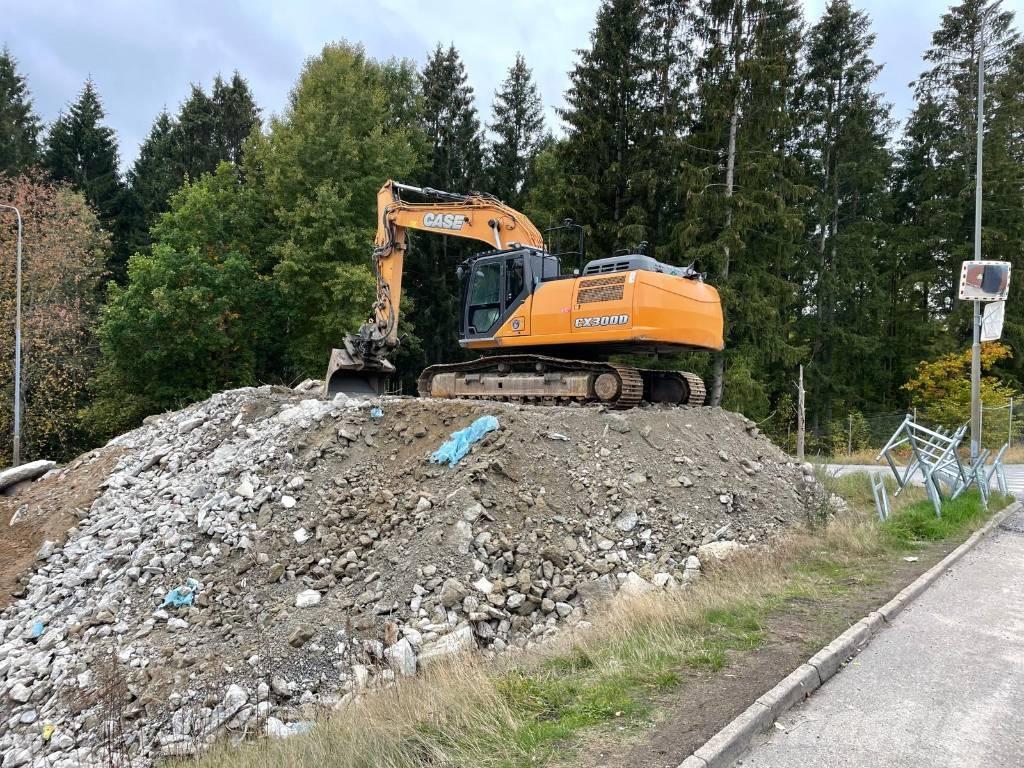 CASE CX300D Kāpurķēžu ekskavatori