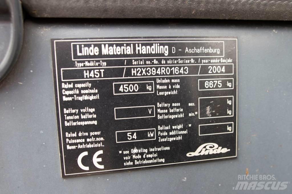Linde H 45 T LPG tehnika