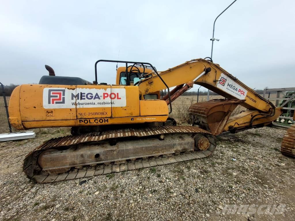 Hyundai 250 Kāpurķēžu ekskavatori