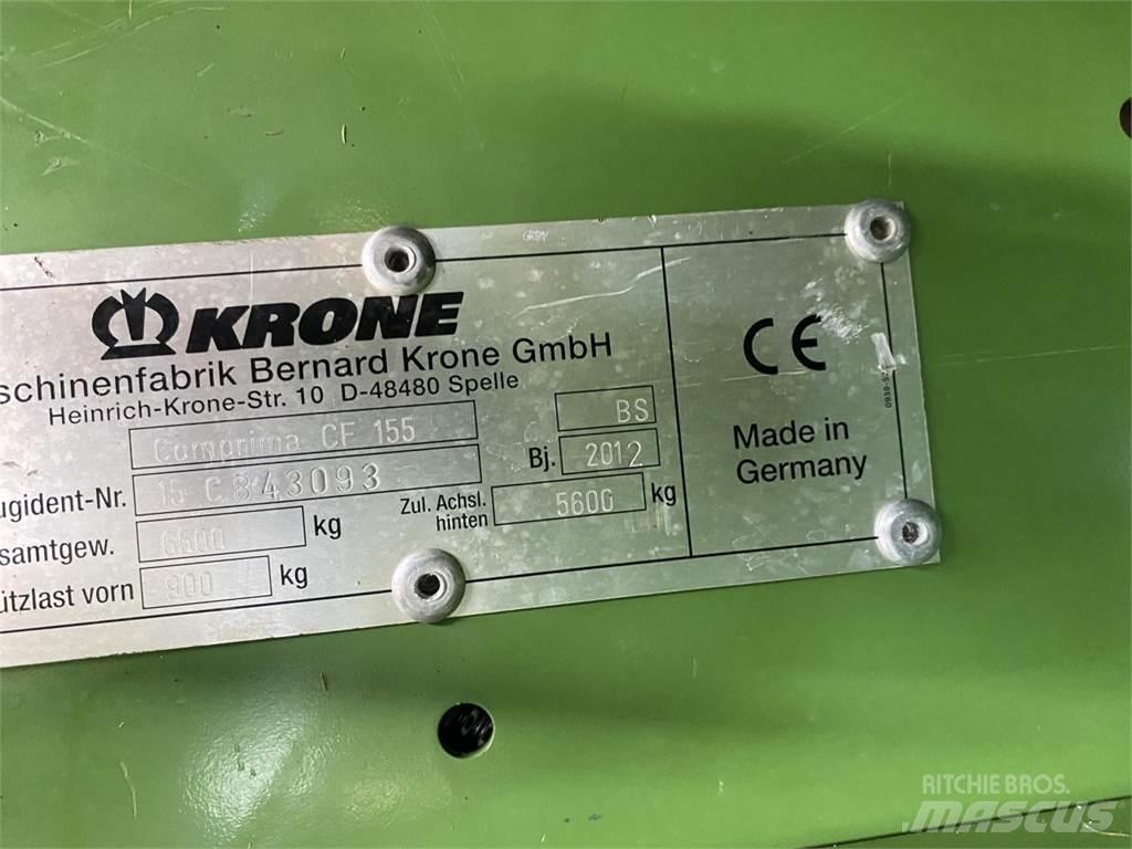 Krone CF 155 XC Rituļu preses