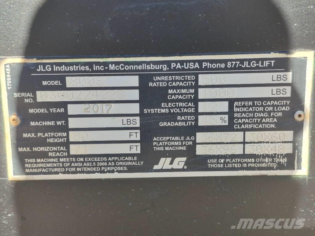 JLG 800 S Teleskopiskie pacēlāji