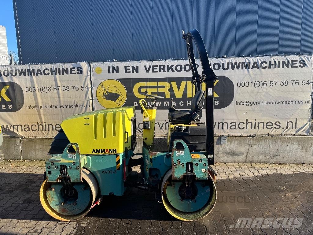 Ammann AV 33-2 Divvalču grunts veltņi