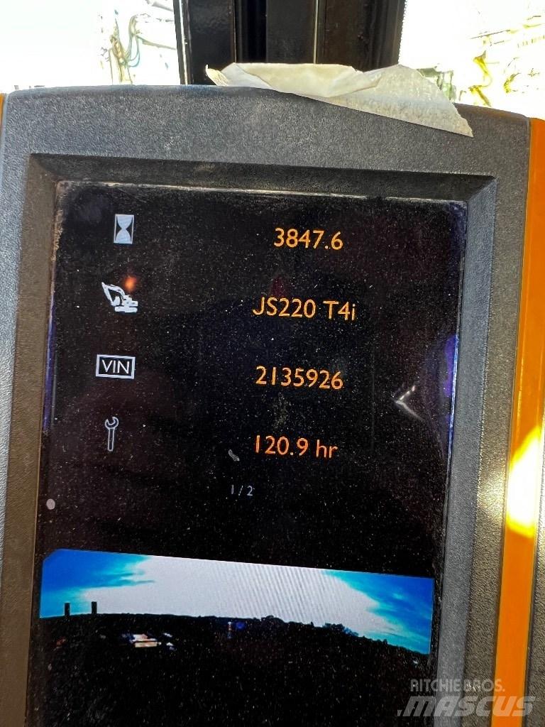 JCB JS 220 N LC Kāpurķēžu ekskavatori
