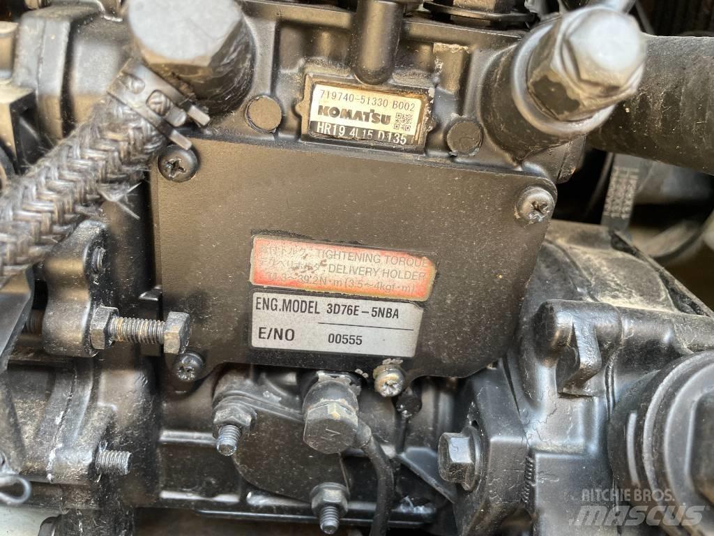 Komatsu PC 20 Kāpurķēžu ekskavatori