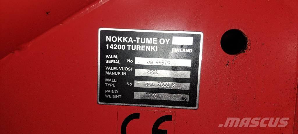 Tume HKL 2500 Kombinētās sējmašīnas