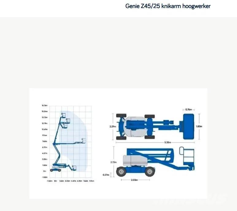 Genie Z45/25 Strēles pacēlāji