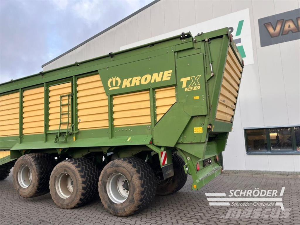 Krone TX 560 D Graudu pārkraušanas piekabes