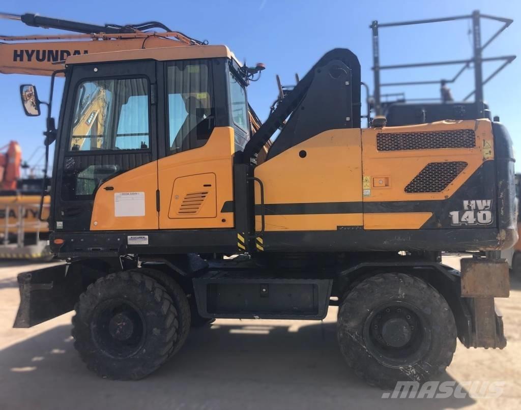 Hyundai HW140 Ekskavatori uz riteņiem