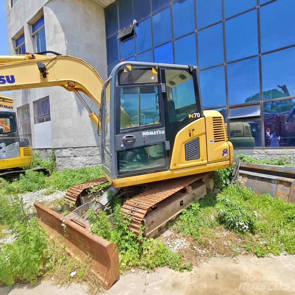 Komatsu PC 70 Kāpurķēžu ekskavatori