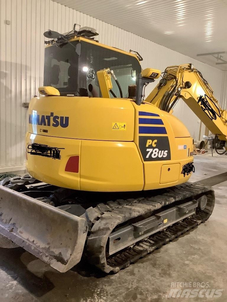 Komatsu Pc 78 us- 10 Vidēja lieluma ekskavatori 7 t - 12 t