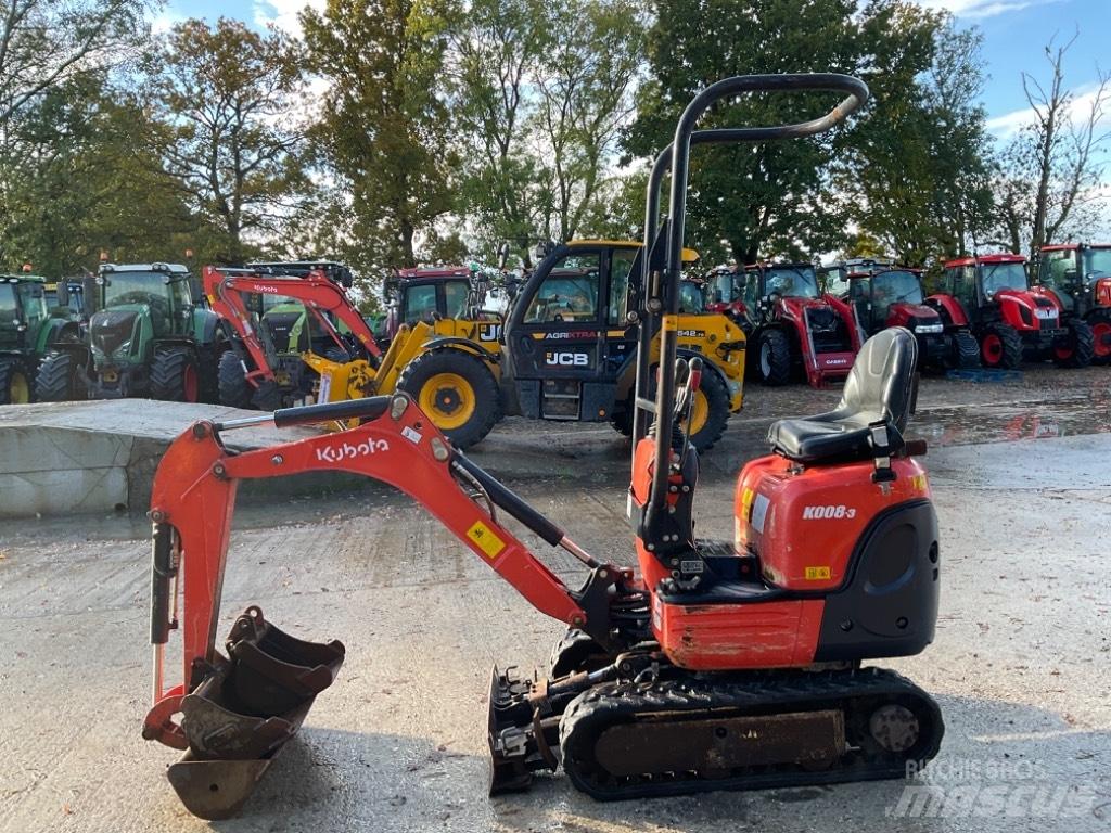 Kubota K 008-3 Mini ekskavatori < 7 t