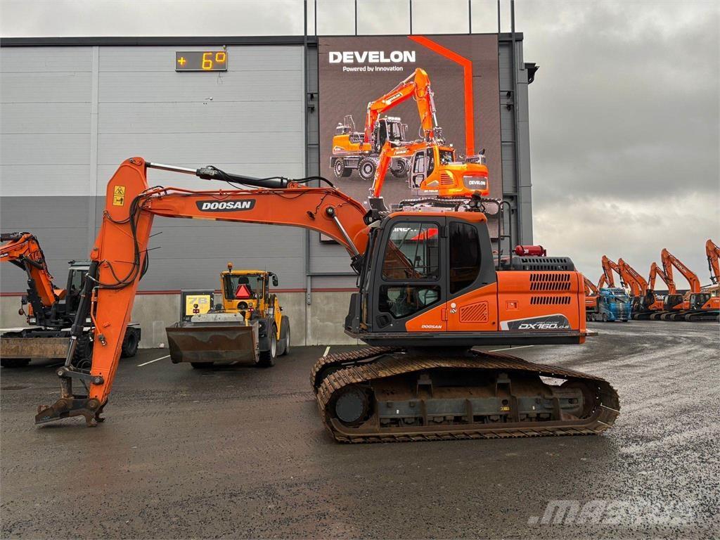 Doosan DX160LC-5 Kāpurķēžu ekskavatori
