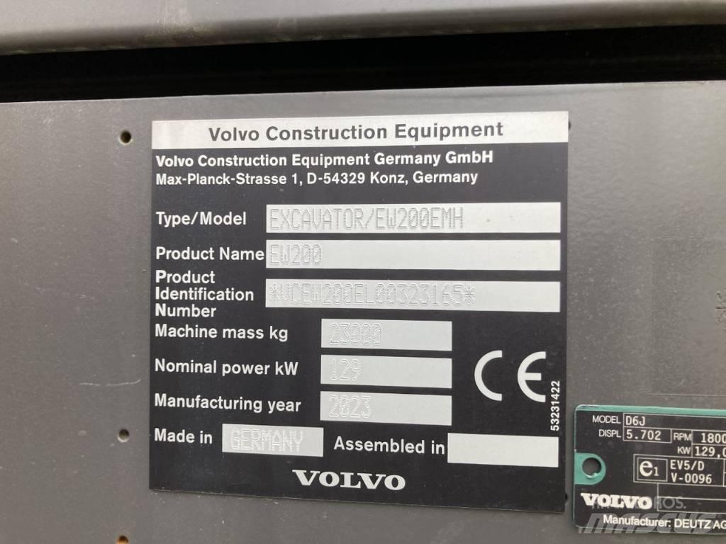 Volvo EW 200 E MH Ekskavatori uz riteņiem