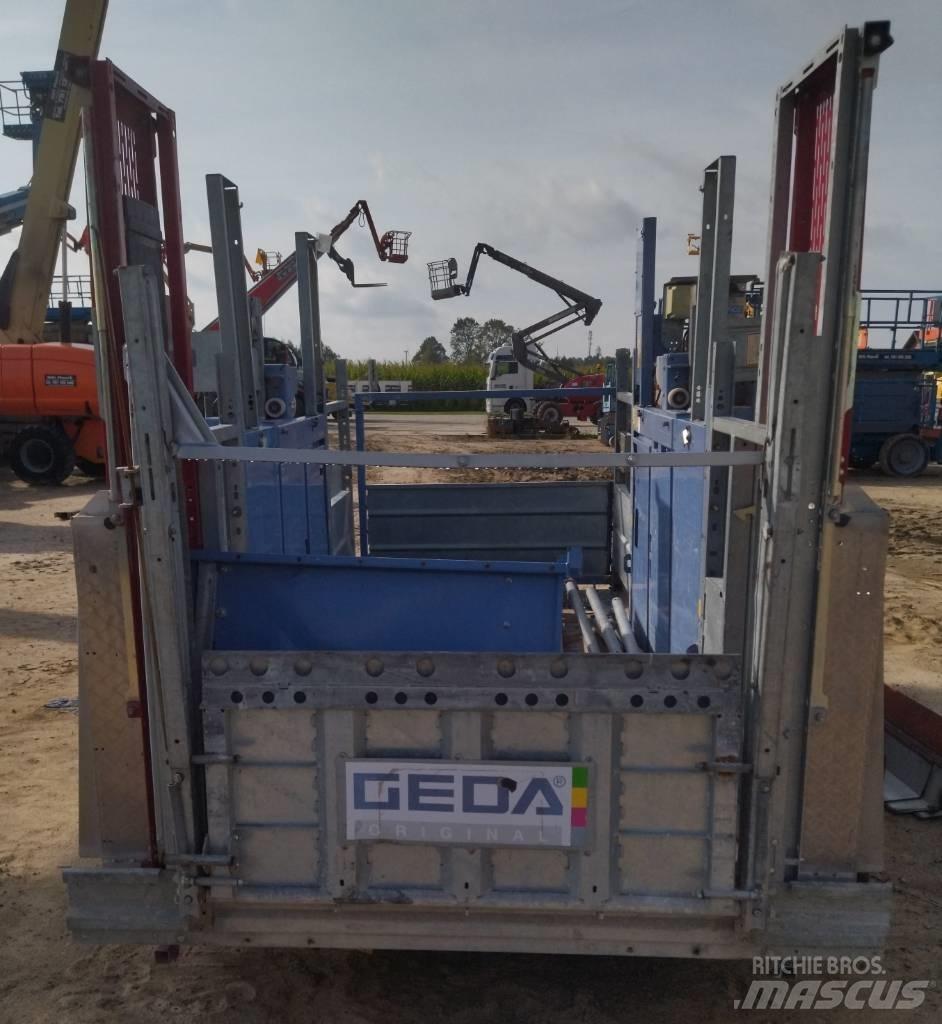 Geda 1500 Z/ZP Pacēlāji, vinčas un materiālu lifti