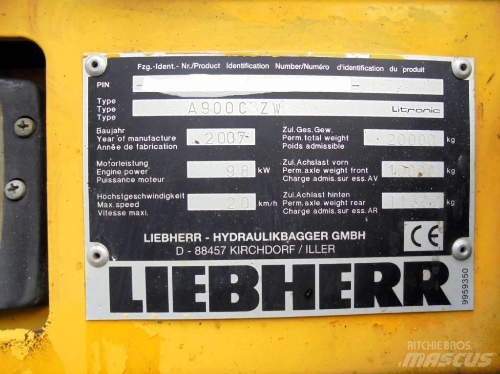 Liebherr A 900 C ZW Ekskavatori uz riteņiem