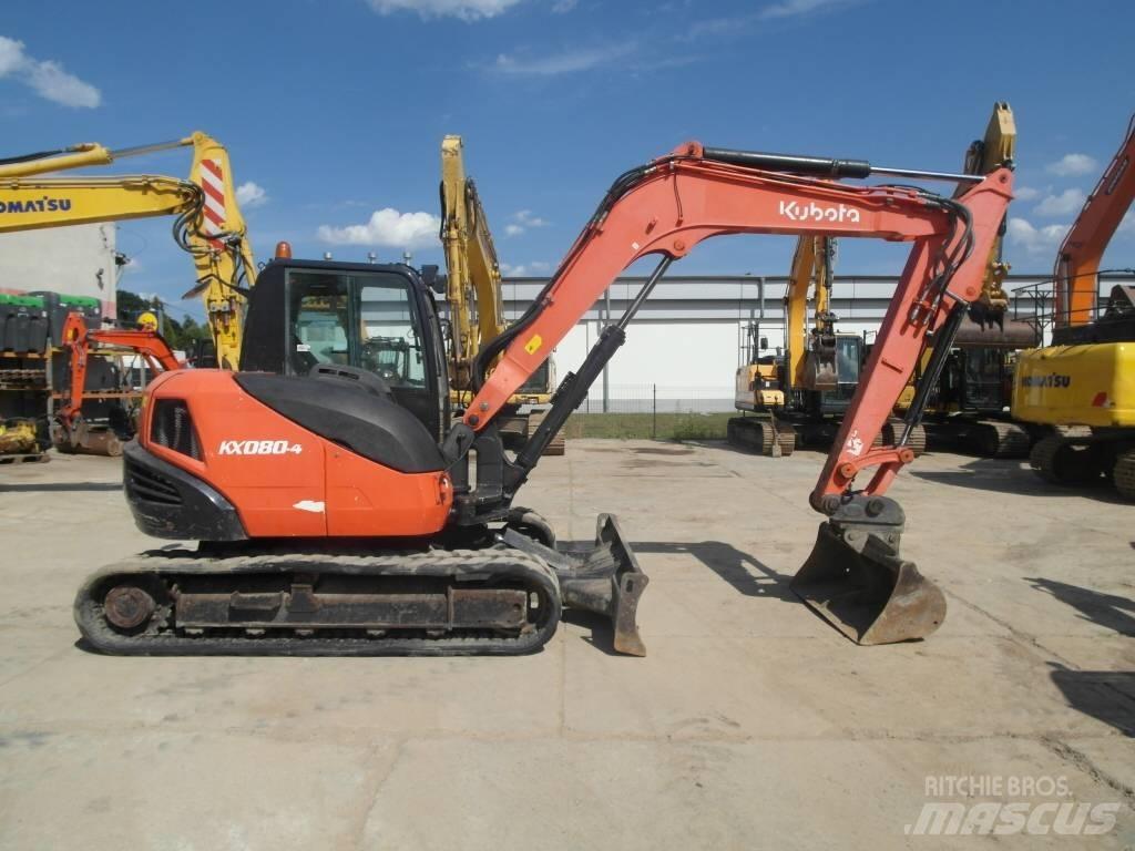 Kubota KX 080-4 Vidēja lieluma ekskavatori 7 t - 12 t