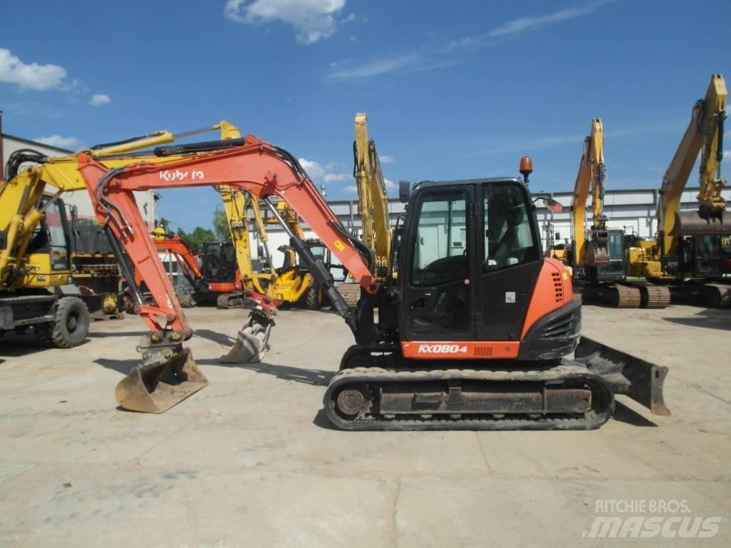 Kubota KX 080-4 Vidēja lieluma ekskavatori 7 t - 12 t