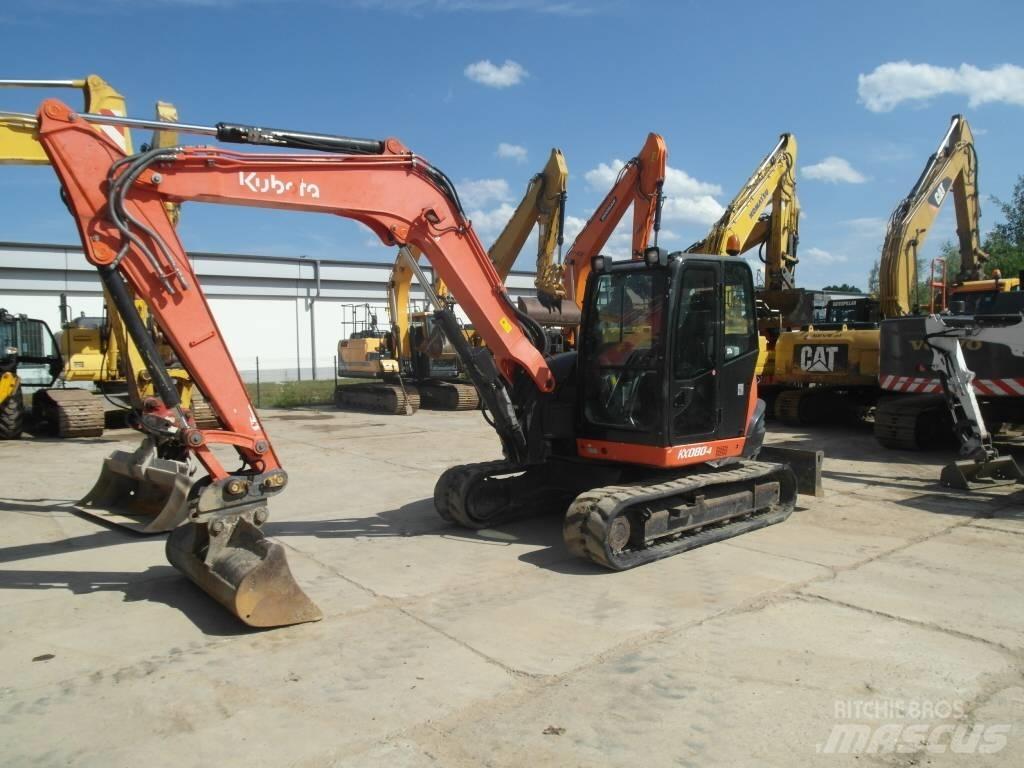 Kubota KX 080-4 Vidēja lieluma ekskavatori 7 t - 12 t