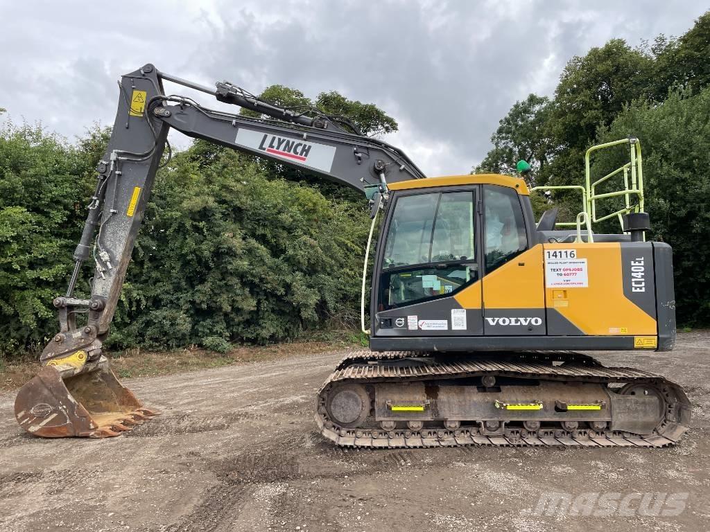 Volvo EC 140 EL Kāpurķēžu ekskavatori