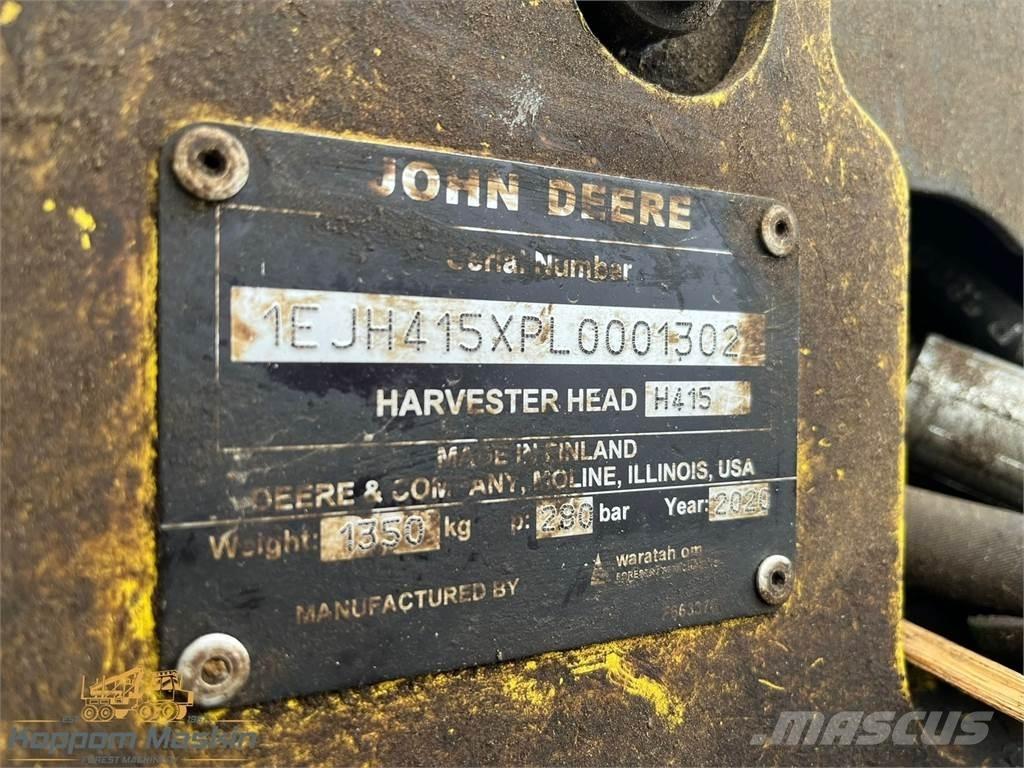 John Deere H415 Hārvesteru kausi