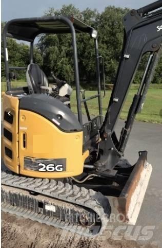 John Deere 26G Mini ekskavatori < 7 t