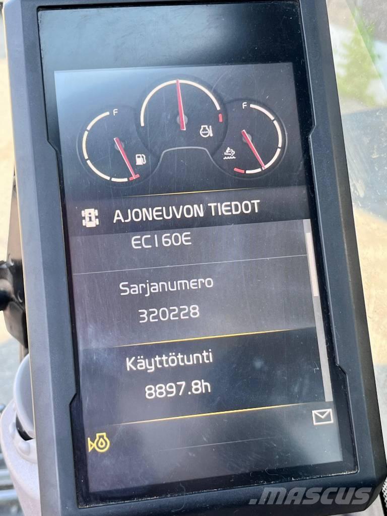 Volvo EC 160 EL Kāpurķēžu ekskavatori