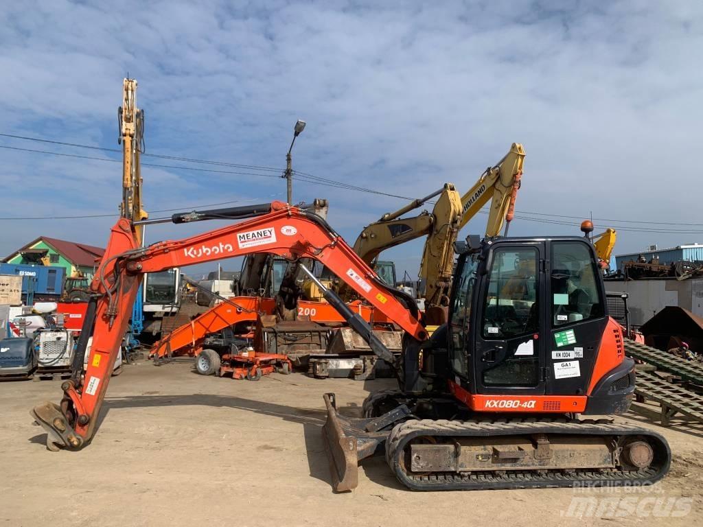 Kubota KX 080-4A Vidēja lieluma ekskavatori 7 t - 12 t