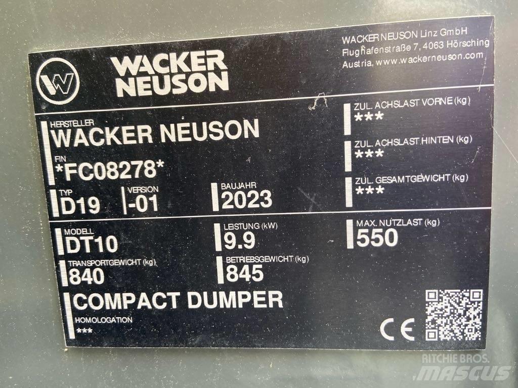 Wacker Neuson DT10 Kāpurķēžu pašizkrāvējs