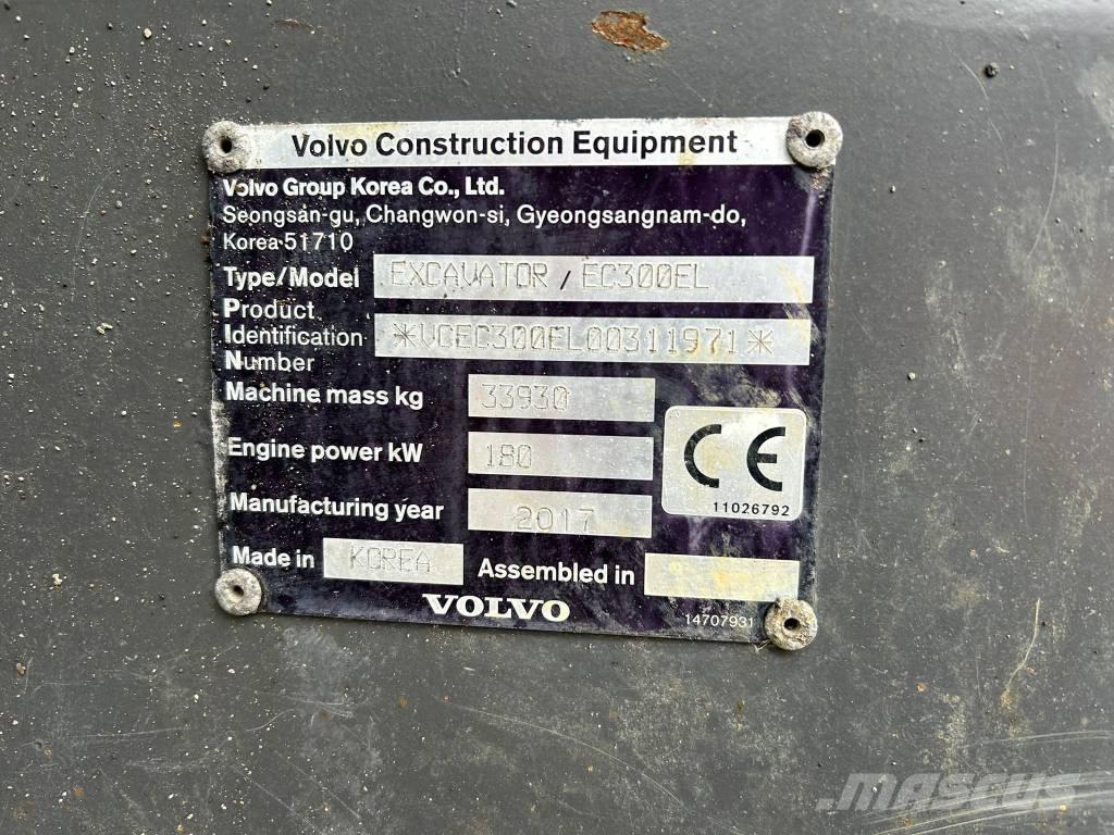 Volvo EC 300 EL Kāpurķēžu ekskavatori