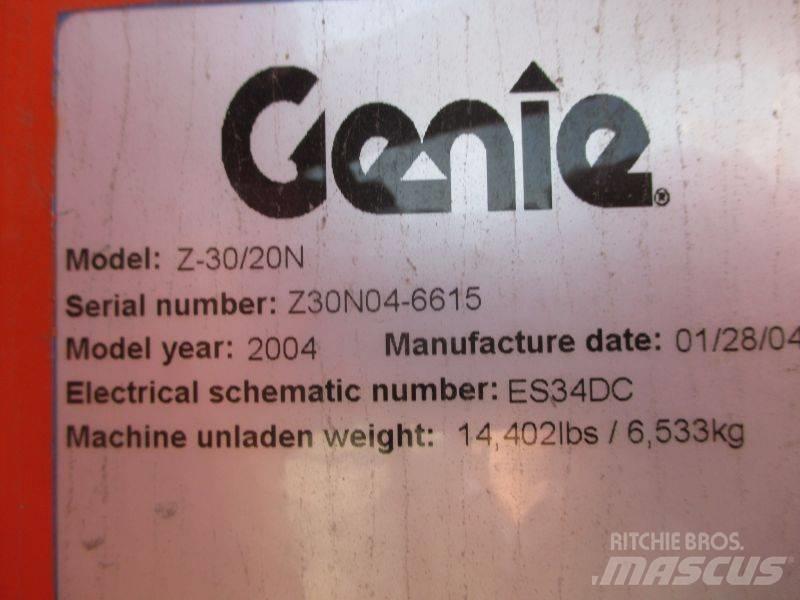 Genie Z 30/20 N Strēles pacēlāji