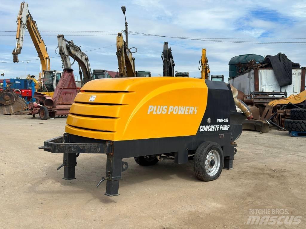 Plus Power VTGZ-20S Kravas mašīna- betona sūknis