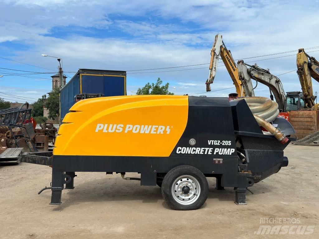 Plus Power VTGZ-20S Kravas mašīna- betona sūknis