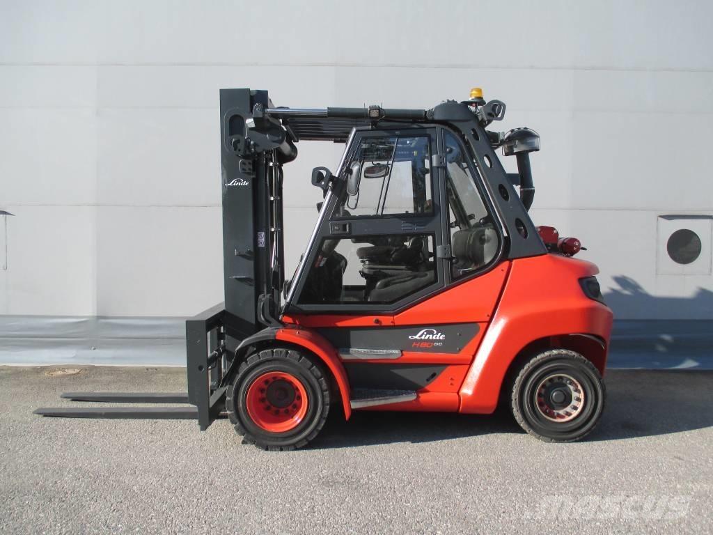 Linde H 80 D Tehnika ar dīzeļa dzinēju