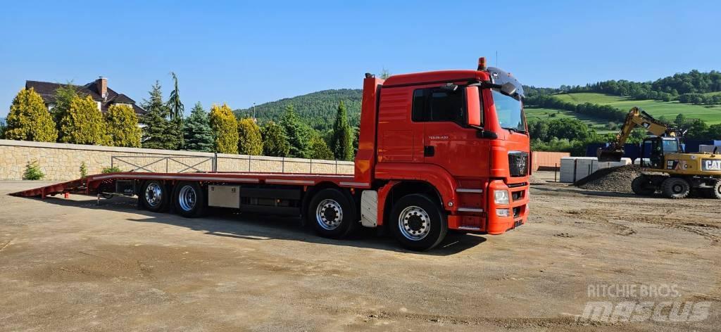 MAN TGS 35.400 Platformas/kravas mašīnas ar vinču