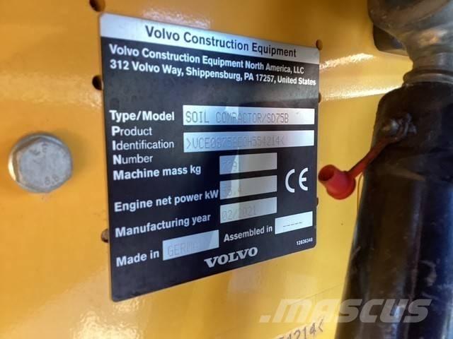 Volvo SD 75 B Vienvalča grunts veltņi