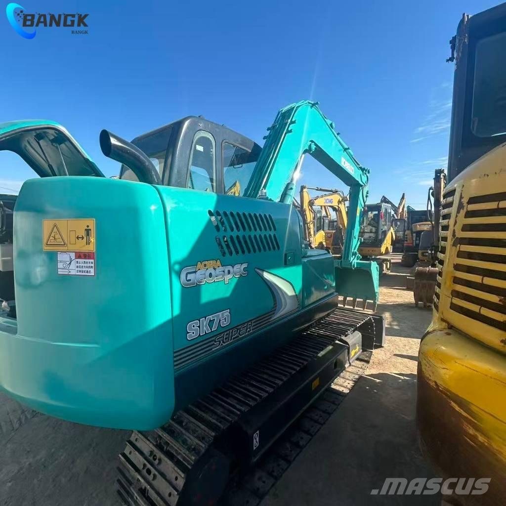 Kobelco SK75-8 Kāpurķēžu ekskavatori