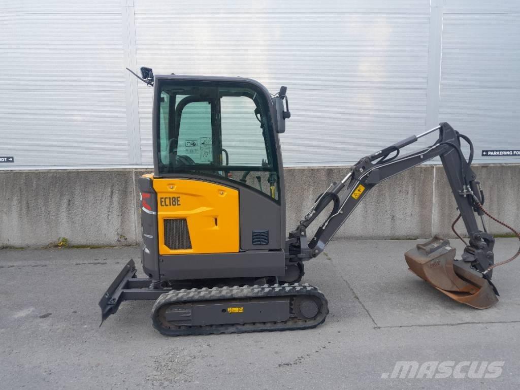 Volvo EC18E Mini ekskavatori < 7 t