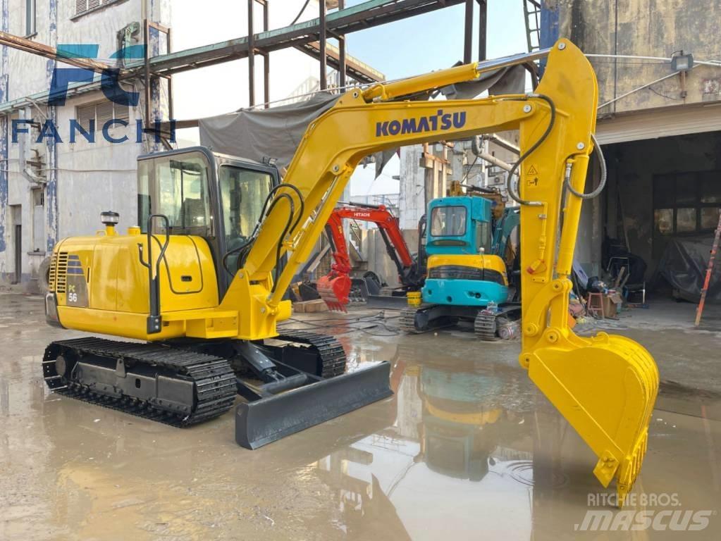 Komatsu PC 56-7 Kāpurķēžu ekskavatori