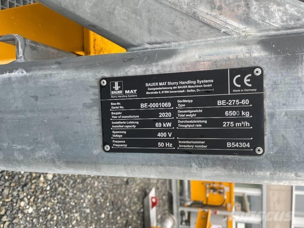 Bauer MAT BE 275-60 Būvniecība- Citi