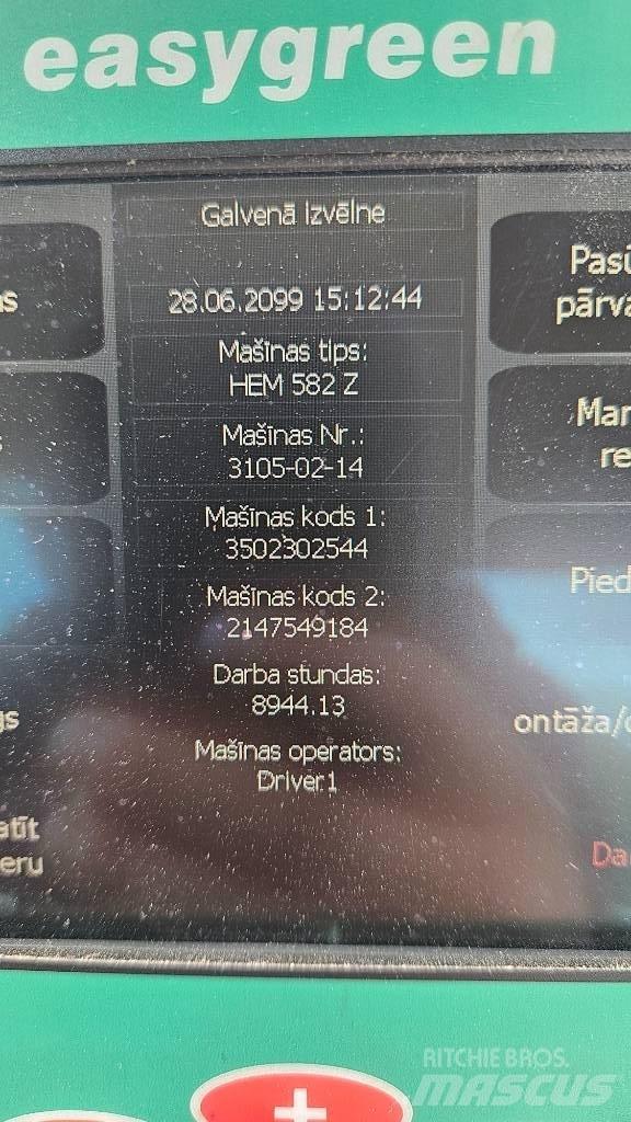 JENZ HEM 582 Z Koksnes šķeldotāji