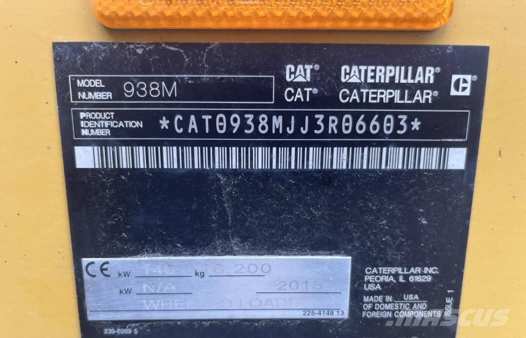 CAT 938 M Iekrāvēji uz riteņiem