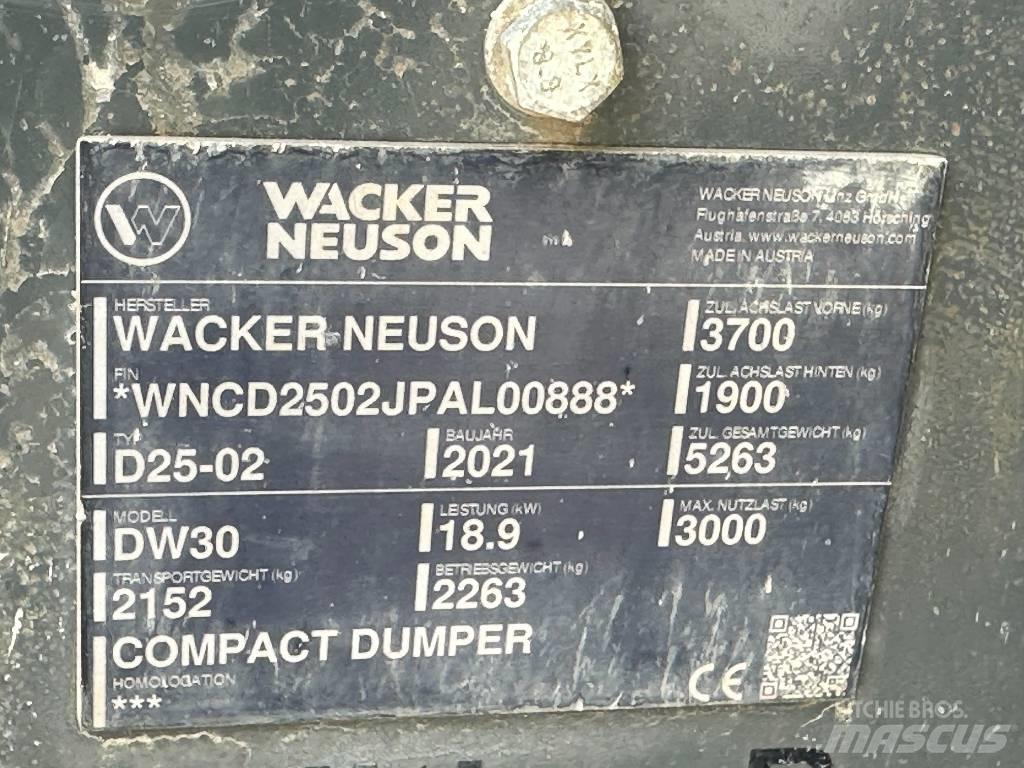 Wacker Neuson DW 30 Mini pašizgāzēji